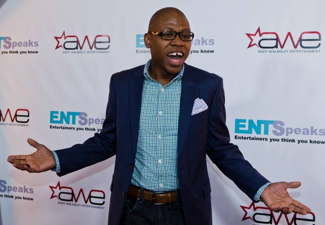 Will Edwards arrives on the Red Carpet for ENTSpeaks performance at the Inspire Theatre on Tuesday, October 21, 2014.