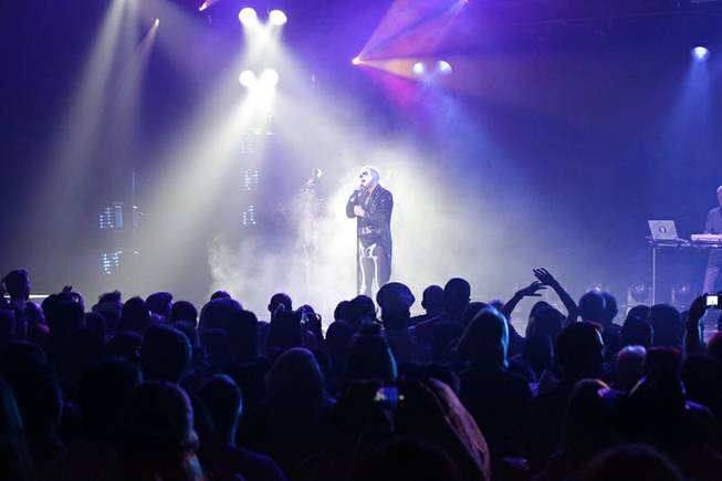 Erasure at Pearl Concert Theater on Friday, Oct. 31, 2014, ...