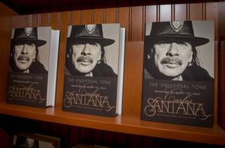 Carlos Santana hosts a book signing for 