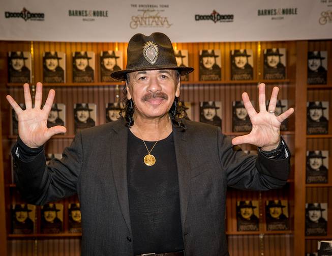 Carlos Santana Book Signing