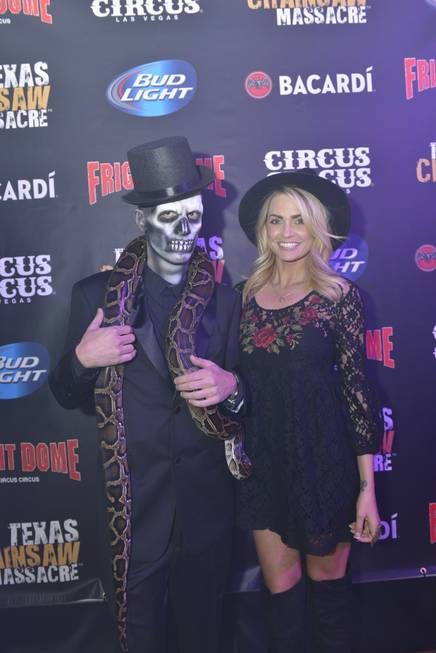 Jason Egan, with Angel Porrino, hosts the Afterlife Ball at ...