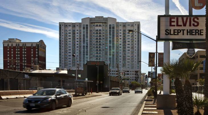 Formerly known as Streamline Towers, the 275-unit Ogden sits in the heart of downtowns quickly gentrifying Fremont East district on Sunday, November 8, 2014. L.E. Baskow.