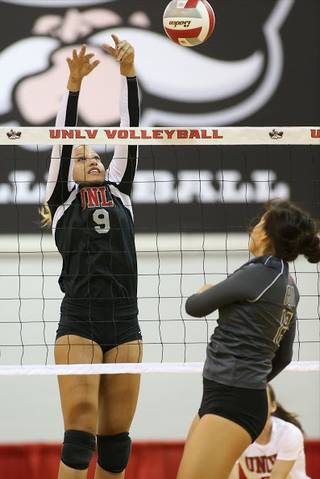 UNLV volleyball's Bree Hammel, a Bonanza High product, ranks sevenths nationally with 158 blocks in helping the Rebels to one of the best season in the program's near 20-year history.