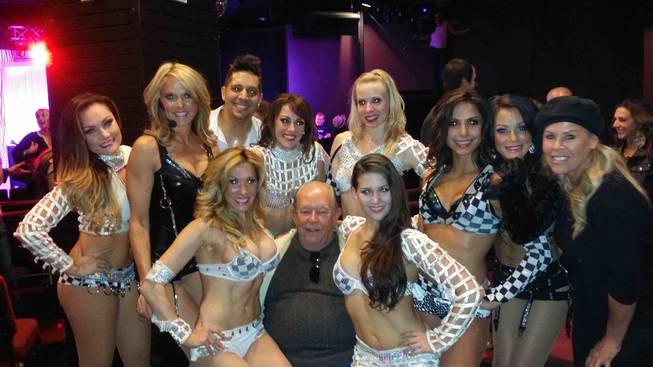 Billy Hufsey’s “Celebrity Idols,” pictured here with Robin Leach, at ...