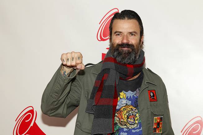 Singer Pau Dones of Jarabe de Palo arrives at the 2014 Latin Recording Academy Person of the Year Tribute to Joan Manuel Serrat at the Mandalay Bay Events Center Wednesday, Nov. 19, 2014.