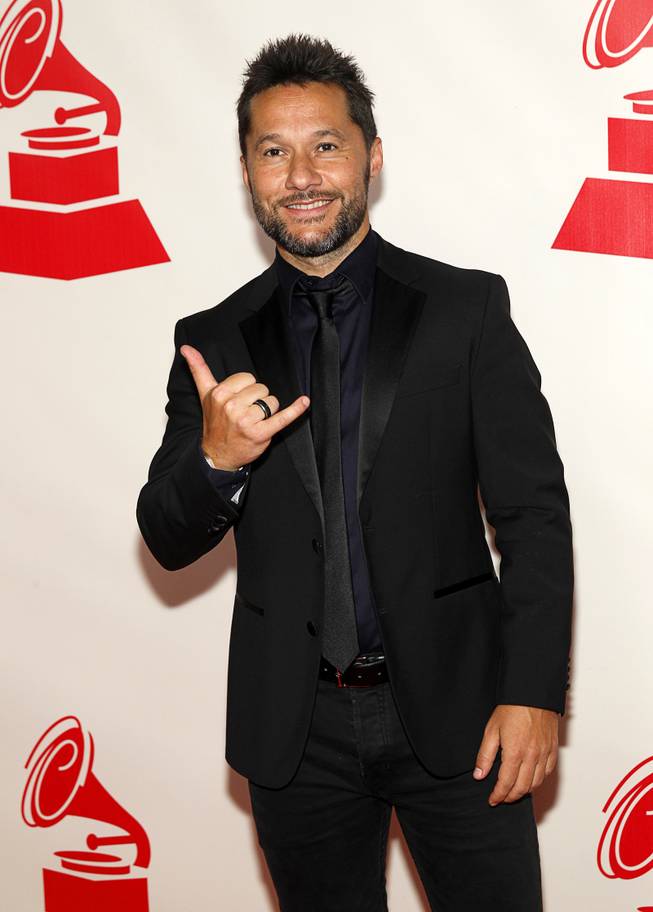 Singer Diego Torres arrives at the 2014 Latin Recording Academy Person of the Year Tribute to Joan Manuel Serrat at the Mandalay Bay Events Center Wednesday, Nov. 19, 2014.