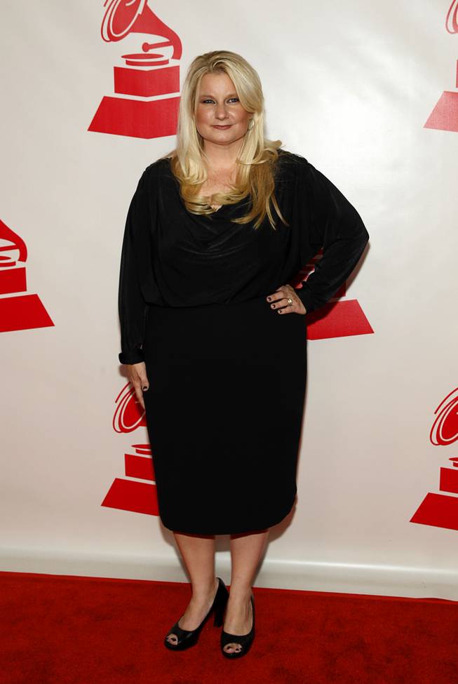 Recording artist Cindy Shea arrives at the 2014 Latin Recording Academy Person of the Year Tribute to Joan Manuel Serrat at the Mandalay Bay Events Center Wednesday, Nov. 19, 2014.