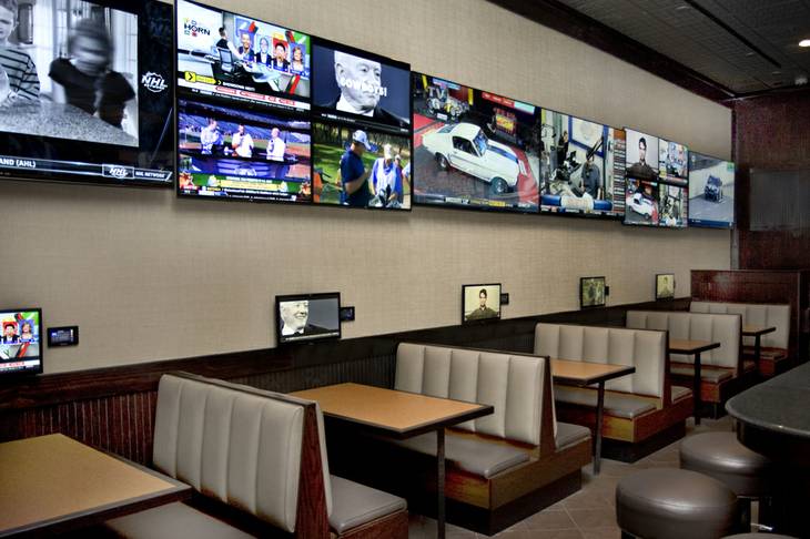 The Game, a restaurant which replaced T.G.I. Friday's at Suncoast, has more than 100 TVs, according to a news release.