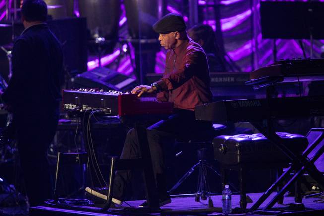 Organist Ronnie Foster performs during Stevie Wonder's 18th annual House Full of Toys Benefit Concert. Foster said, “Stevie and I are friends, we have been for a long time, and we actually did this last year in L.A. at Nokia Theater. It was a thrill."