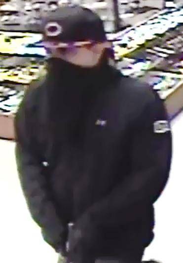 Metro Police identified this person as a suspect in the Nov. 18, 2014, armed robbery of a business near Maryland Parkway and Tropicana Avenue.