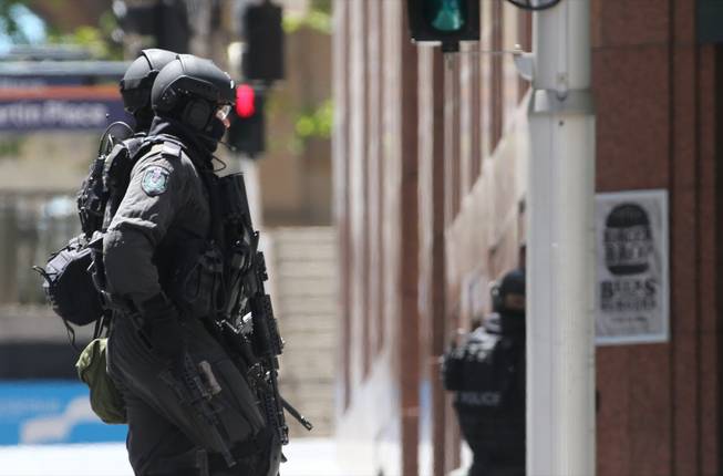 Sydney police activity
