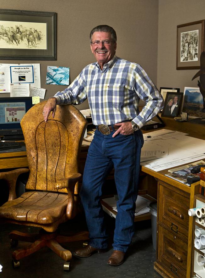 Frank Martin, founder of Martin-Harris Construction, one of Las Vegas' biggest contractors, recently sold the company and is poised for retirement within 2 years on Thursday, December 10, 2014. 