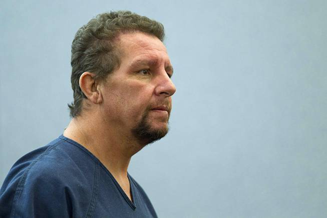 Christopher Sena, 48, appears in court at the Regional Justice Center in Las Vegas Tuesday, Dec. 16, 2014. Sena is accused of participating in sexual abuse that lasted 12 years and affected at least eight victims, some of whom are family members, according to Metro Police.