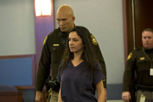 Galina Stoyanova Kilova appeared before a judge during a preliminary hearing at the Regional Justice Center, Wed. Dec. 31, 2014. Kilova is accused in a hit-and-run on Nov. 24 that killed 63-year-old Michael Grubbs and injured his 18-month-old granddaughter.