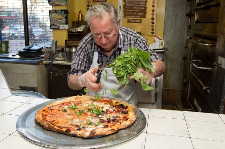 A Di Fara Pizza is shown in New York. The restaurant is part of the Forum Food Court at Caesars Palace that opened in December.