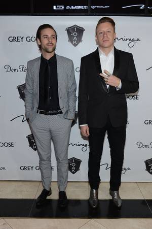 Macklemore and Ryan Lewis host and perform at 1 OAK on Wednesday, Dec. 31, 2014, in the Mirage.