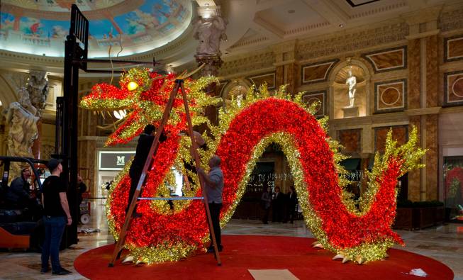 Chinese Dragon in The Forum Shops at Caesars