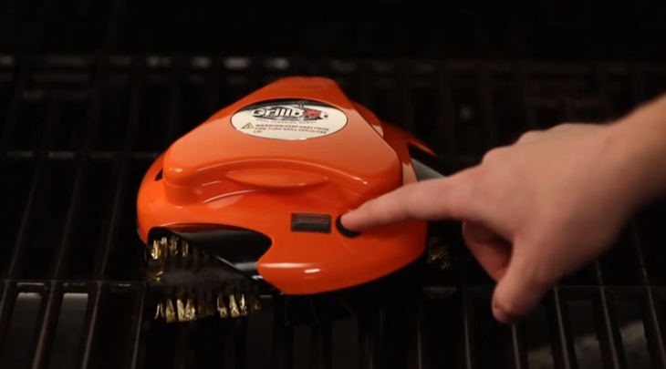 A screenshot from a Grill bot promotional video.