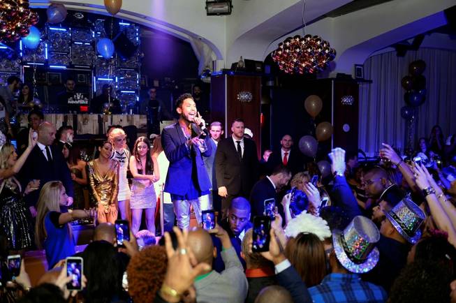 Miguel hosts and performs Wednesday, Dec. 31, 2014, at Hyde ...