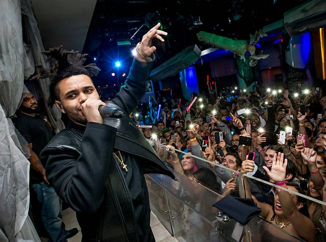 The Weeknd at Pure and Ling Ling Club
