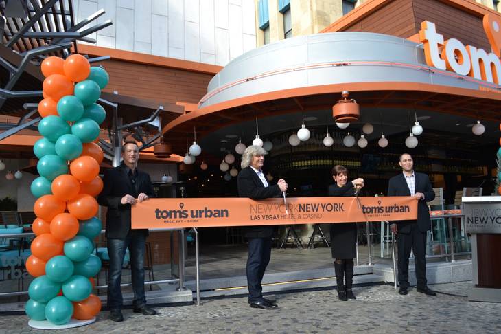 Tom’s Urban restaurant opened Monday, Jan. 12, 2015, at the New York-New York on the Las Vegas Strip.