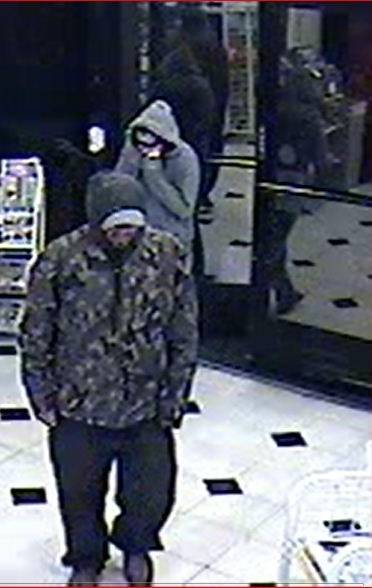 Metro Police identified this man and woman as suspects in the robbery of a convenience store Jan. 19, 2015, in the area of Sahara Avenue and Valley View Boulevard.