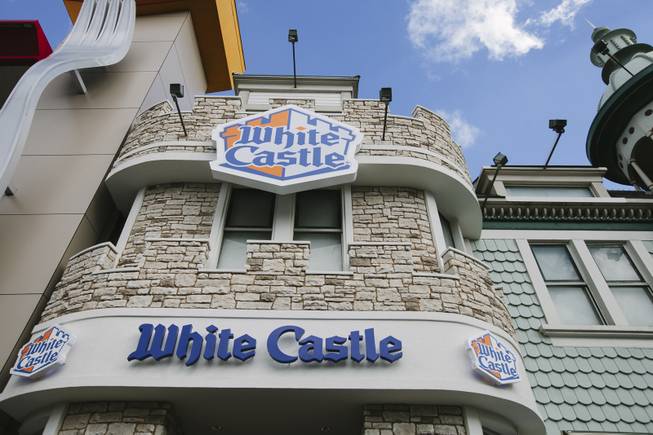 The grand opening of White Castle at the Best Western Plus Casino Royale on the Strip on Jan. 27, 2015.