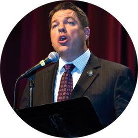 Republican Michael Roberson leads a unified caucus as majority leader of the Nevada state Senate. He made news in 2013 by breaking with party orthodoxy to propose raising taxes on the mining industry.
