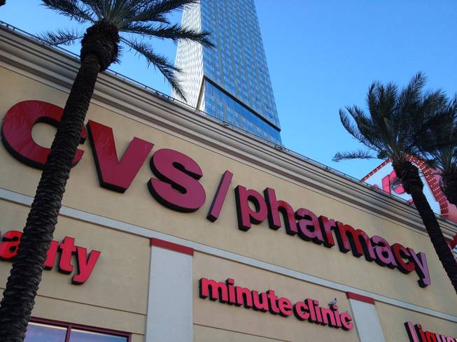 CVS, 3758 Las Vegas Blvd. South, is shown on Feb. 9, 2015.
