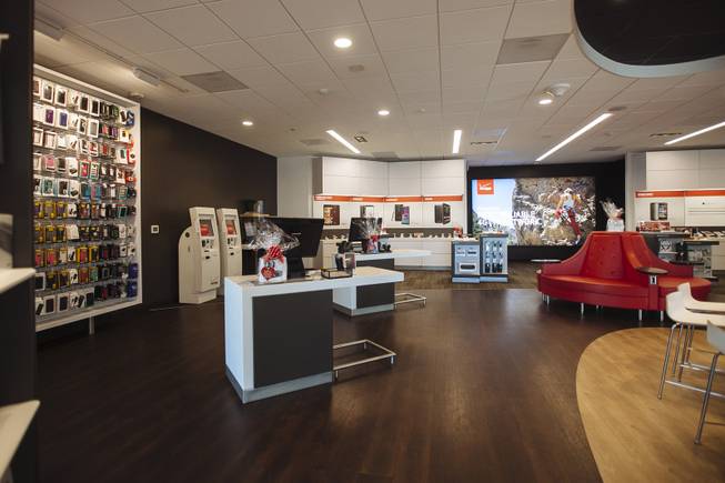 Inside the Verizon Wireless Smart Store on 210 N Nellis Blvd, Las Vegas on Feb. 5, 2015.