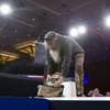 Phil Robertson, from the television show "Duck Dynasty," places his Bible and notes into his bag after speaking during the Conservative Political Action Conference in National Harbor, Md., on Friday, Feb. 27, 2015.