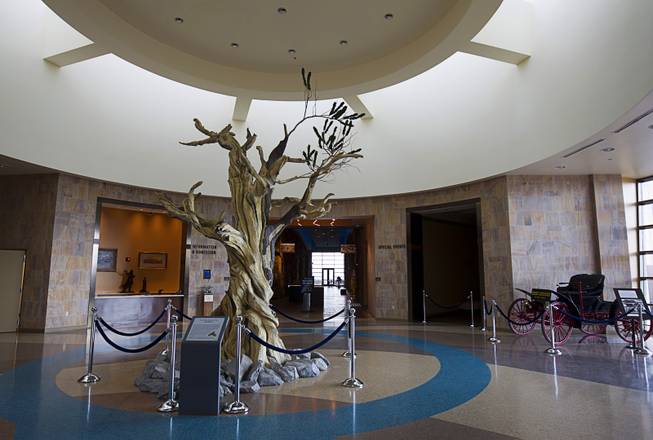 The lobby of the Nevada State Museum is shown in the Las Vegas Springs Preserve Monday, March 2, 2015.