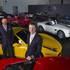Ken Tangen, left, and Ryan Hamilton pose at Celebrity Cars Las Vegas Wednesday, March 4, 2015. The company recently moved from a showroom at the Palazzo to a new 20,000 sq. ft. showroom at 7770 Dean Martin Drive.