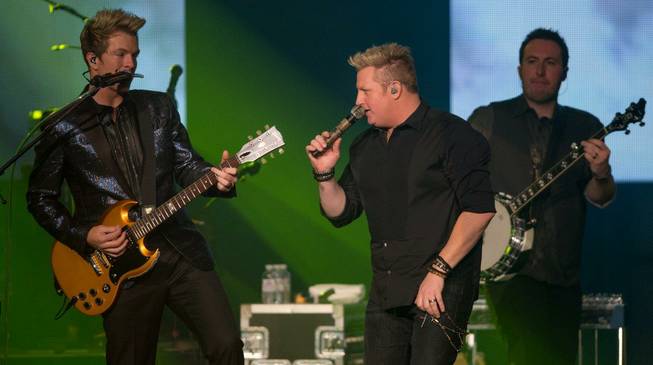 Rascal Flatts and Craig Wayne Boyd at the Joint on Wednesday, Feb. 25, 2015, at the Hard Rock Hotel Las Vegas.
