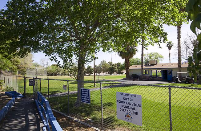 A view of the clubhouse at the Municipal Par 3 Golf Course, 324 E Brooks Ave., in North Las Vegas Wednesday, March 25, 2015.