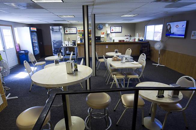 A view of the coffee shop at the Municipal Par 3 Golf Course, 324 E Brooks Ave., in North Las Vegas Wednesday, March 25, 2015.