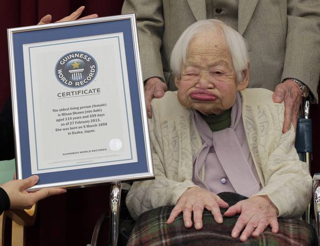 Japan world's oldest person