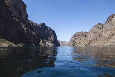 Kayaking on the Colorado River on March 20, 2015.