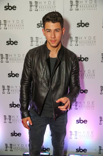 Nick Jonas celebrates the third anniversary of Hyde Bellagio on ...