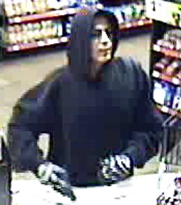 Metro Police say this man is a suspect in the armed robbery of a business in the area of Boulder Highway and Russell Road the night of Thursday, April 23, 2015.