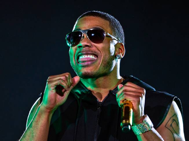 Nelly performs during the “The Main Event” tour kickoff Friday, May 1, 2015, at Mandalay Bay Events Center.