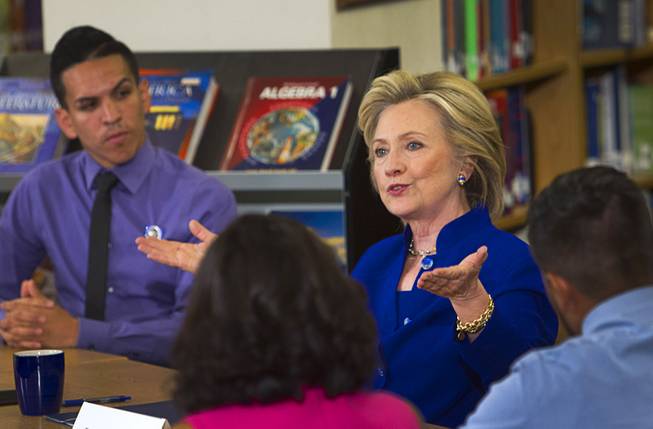 Hillary Clinton Discusses Immigration Reform At Rancho