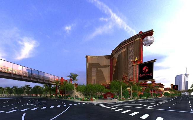 A rendering of Resorts World Las Vegas.