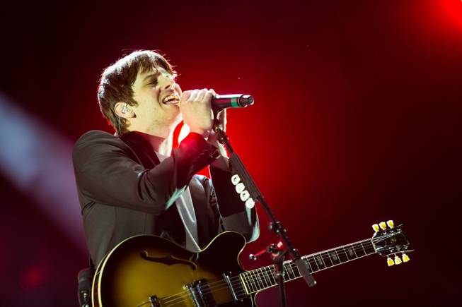 Foster the People performs during night one of Rock in Rio Las Vegas, Friday May 8, 2015.