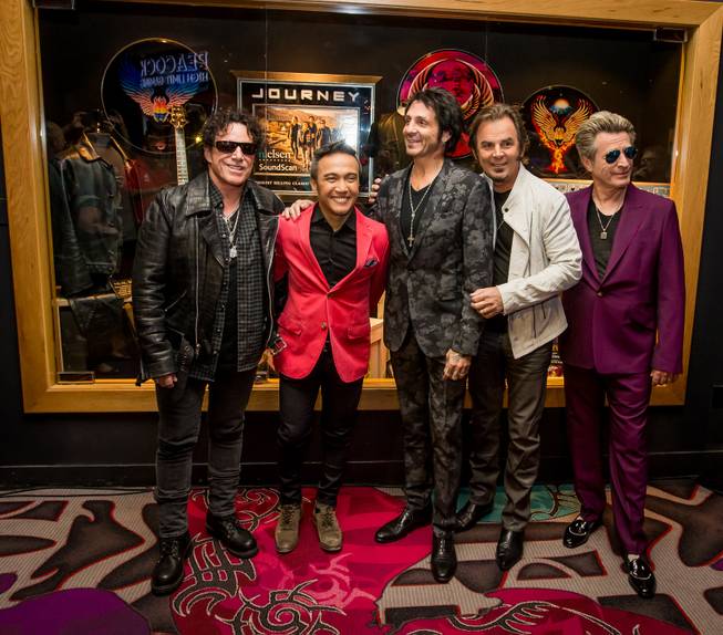 Neal Schon and Journey memorabilia cases are unveiled Wednesday, May ...