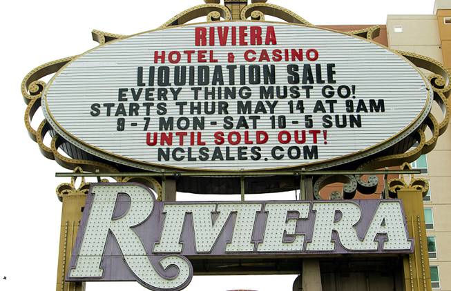 Riviera Liquidation Sale