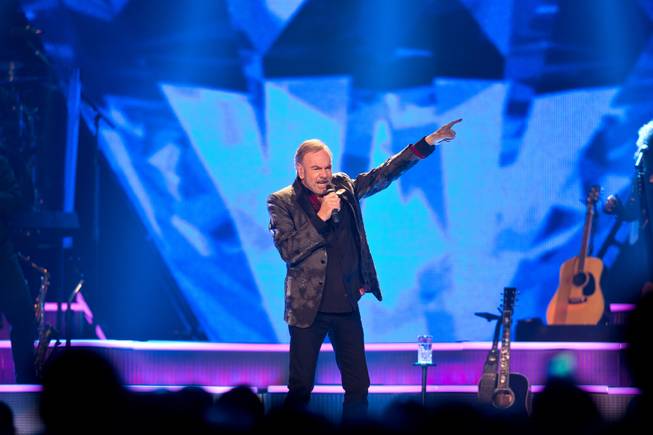 Neil Diamond performs at Mandalay Bay Events Center on Sunday, May 17, 2015, in Las Vegas.