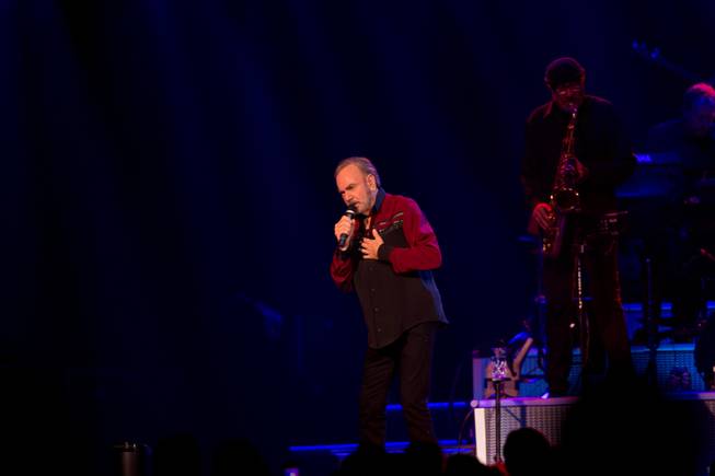 Neil Diamond performs at Mandalay Bay Events Center on Sunday, May 17, 2015, in Las Vegas.