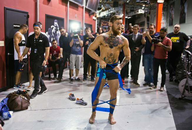 UFC Fighter Conor McGregor Open Workout