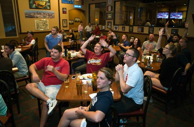 Cleveland Cavalier Fans at Boulevard Bar and Grille